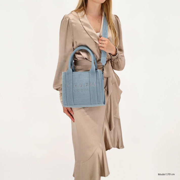Charm Handtas W00881 Lichtblauw 018
