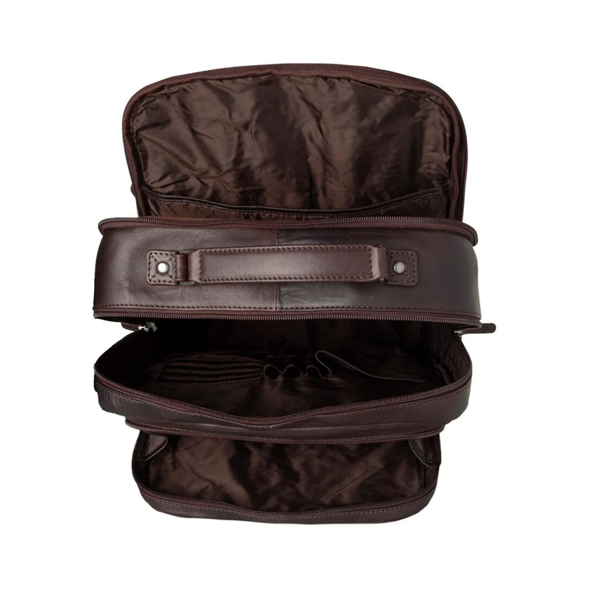 Chesterfield Laptop Rugzak C58.0711 Lennox Bruin 01