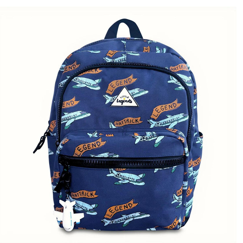 Little Legends Rugzak LL2011 Backpack L Football Plane