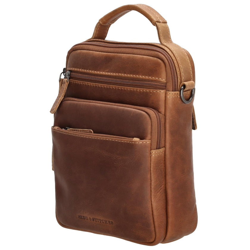Hide & Stitches Tas 20829 Cognac 005
