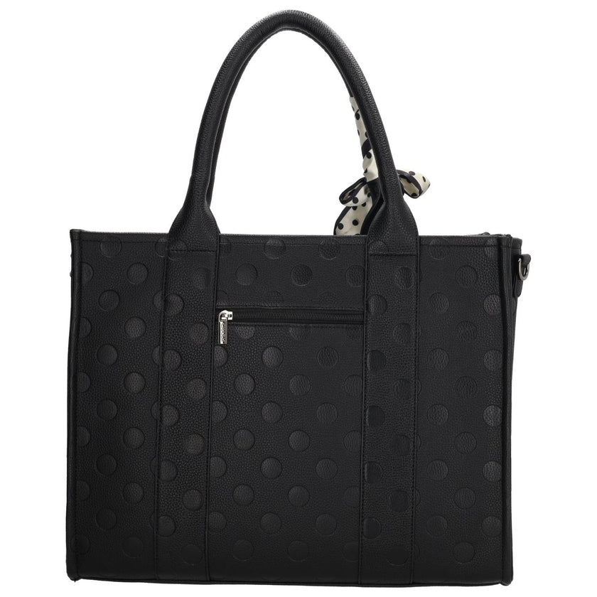 Charm Shopper 26001 Stippen Zwart 051