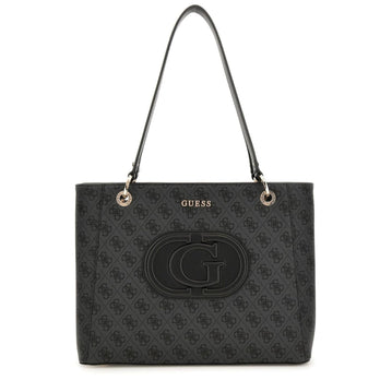 Guess Tas rits ESG951325 Eco mietta Coal logo/black