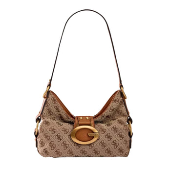 Guess Tas JJ930872 Camden Mini Latte Logo Cognac