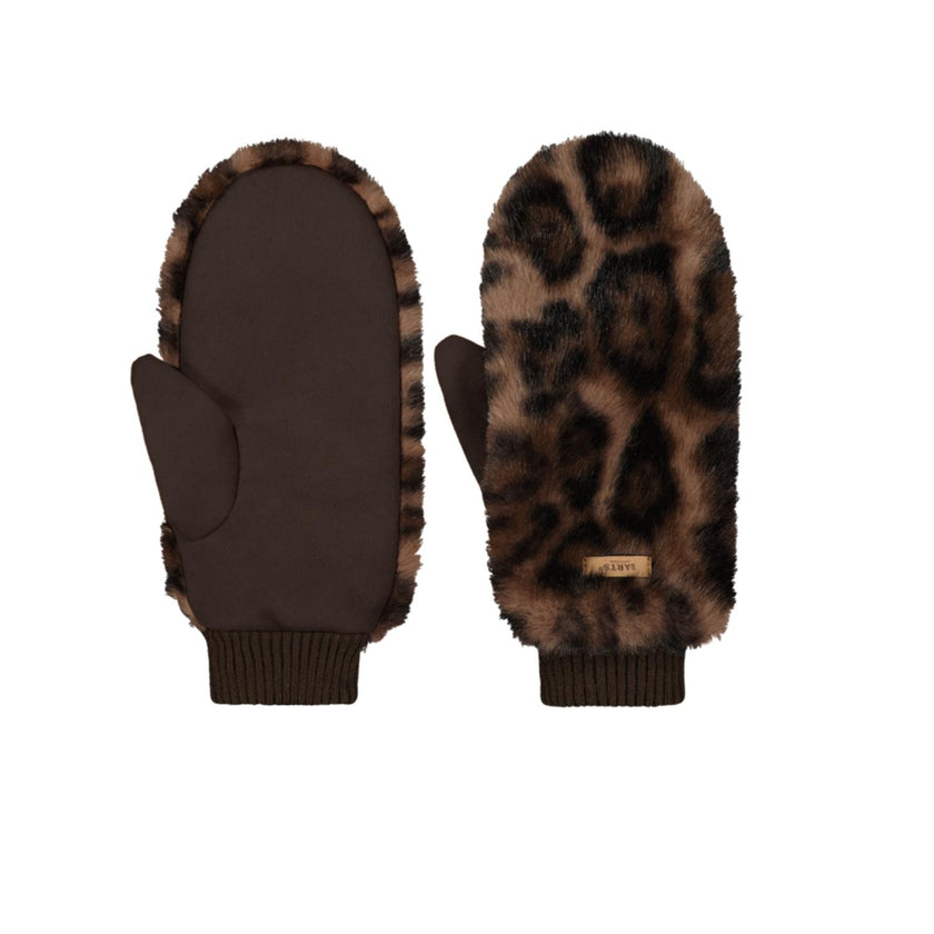 Barts Handschoenen 1617 Fur Mitts Print Brown 0372