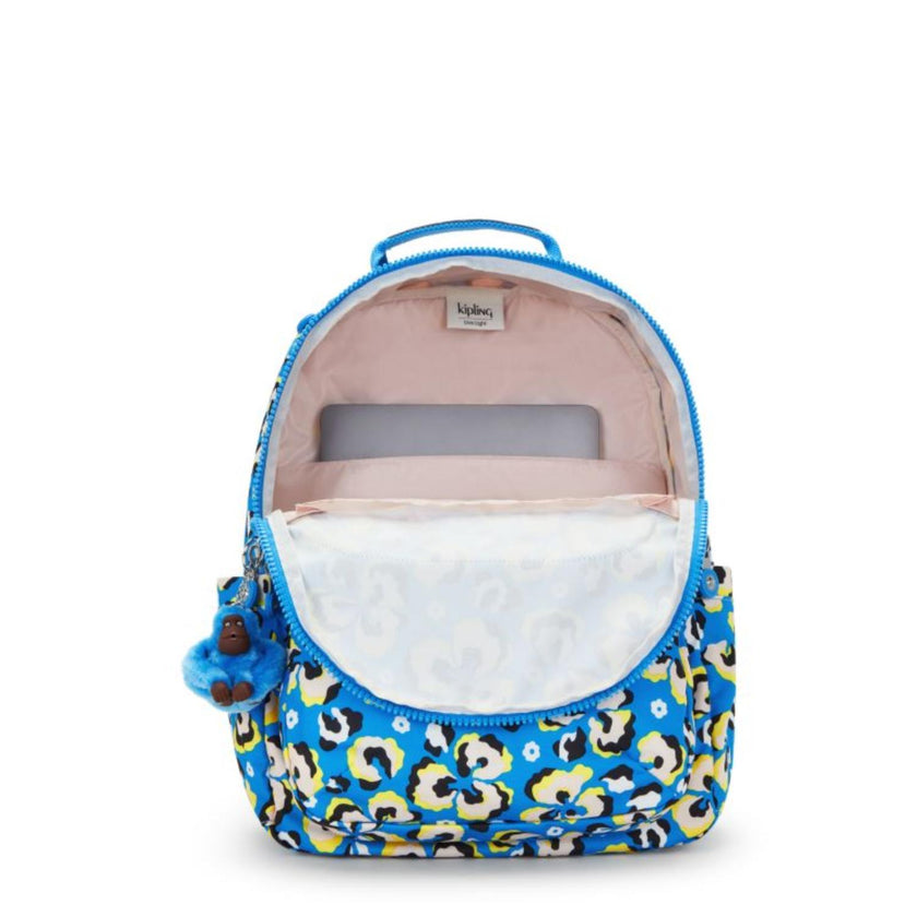 Kipling Laptoprugzak Seoul 14851 Leopard Floral P2A