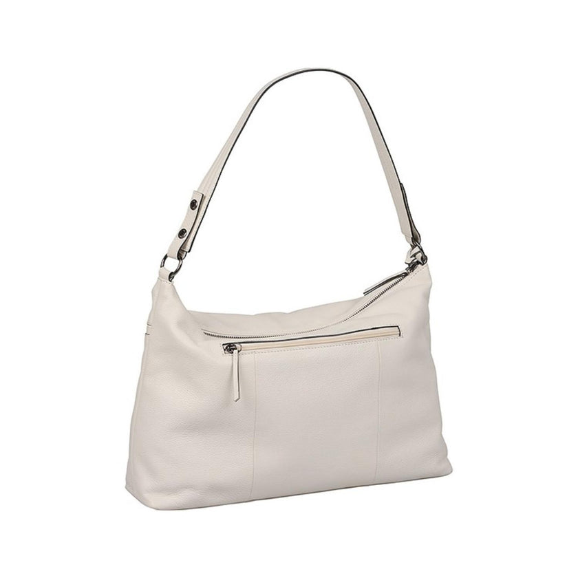 Burkely Tas 1000710* Wide Hobo Off White 01