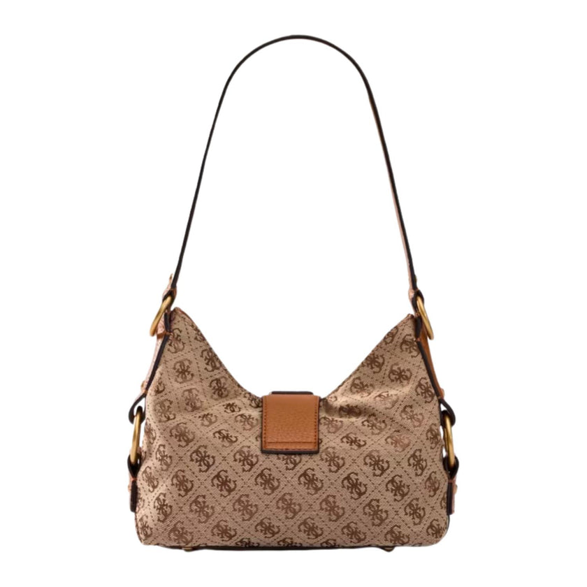 Guess Tas JJ930872 Camden Mini Latte Logo Cognac