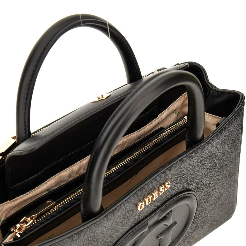 Guess Tas rits ESG951305 Eco mietta Coal logo/black