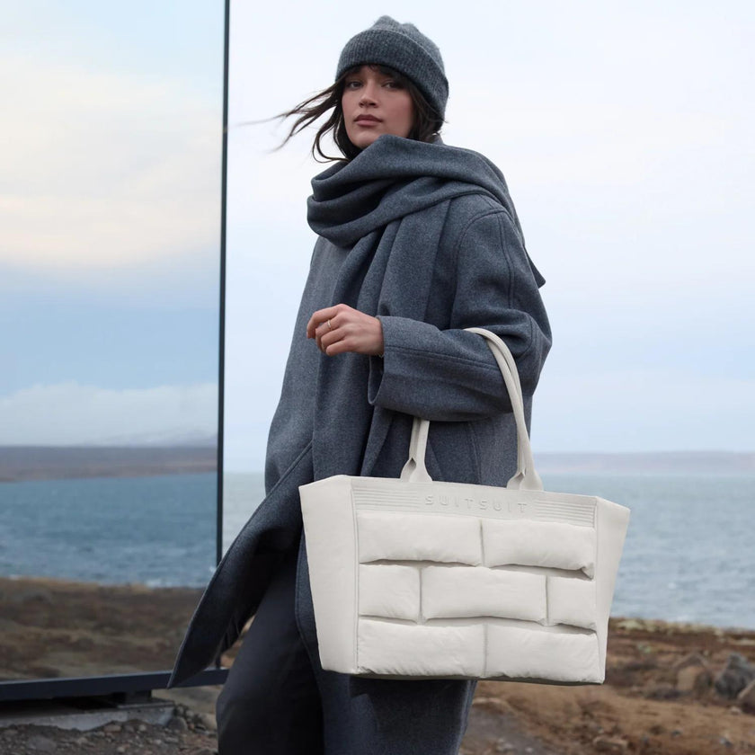 SUITSUIT Shopper BF-66110 Daily Puffer White Swan