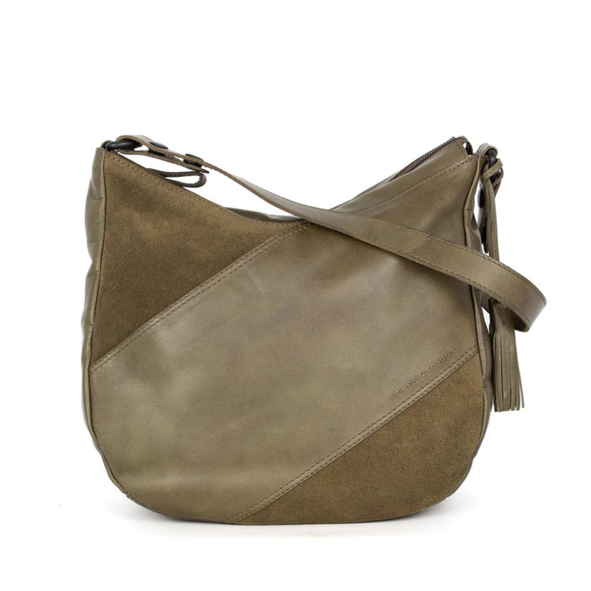 Spikes&Sparrow Tas 608171 Suede mix Green 06