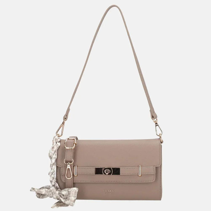 Charm Tasje klep W01438 The Hamptons Lichttaupe 117
