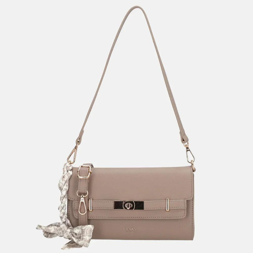 Charm Tasje klep W01438 The Hamptons Lichttaupe 117