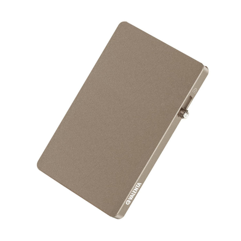 Valenta Pasjeshouder Cardprotector MagSafe Aluminum Naturel Titanium