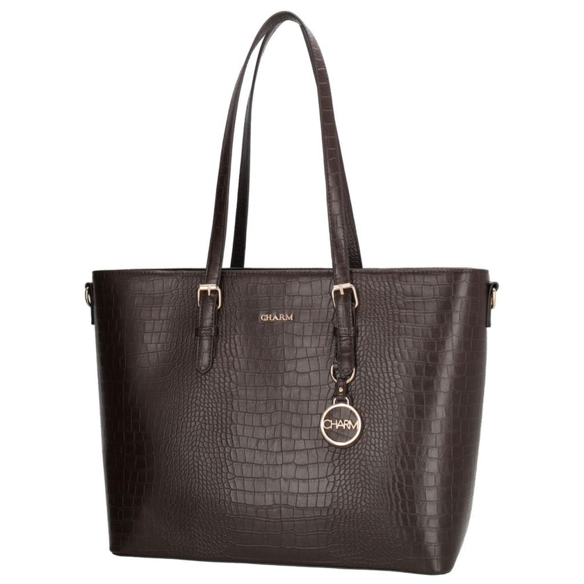 Charm Shopper 26314 Birmingham croco Donkerbruin 097