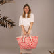 Zebra Trends Strandtas 22487 Luipaardprint rood 1034