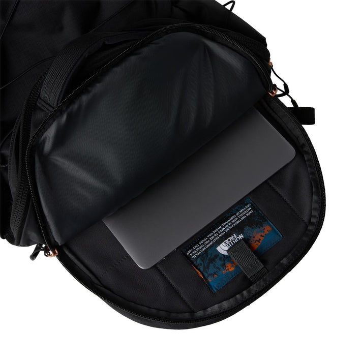The NorthFace Rugzak W Borealis luxe Black Burnt