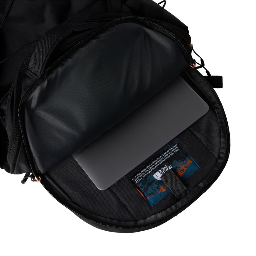 The NorthFace Rugzak W Borealis luxe Black Burnt