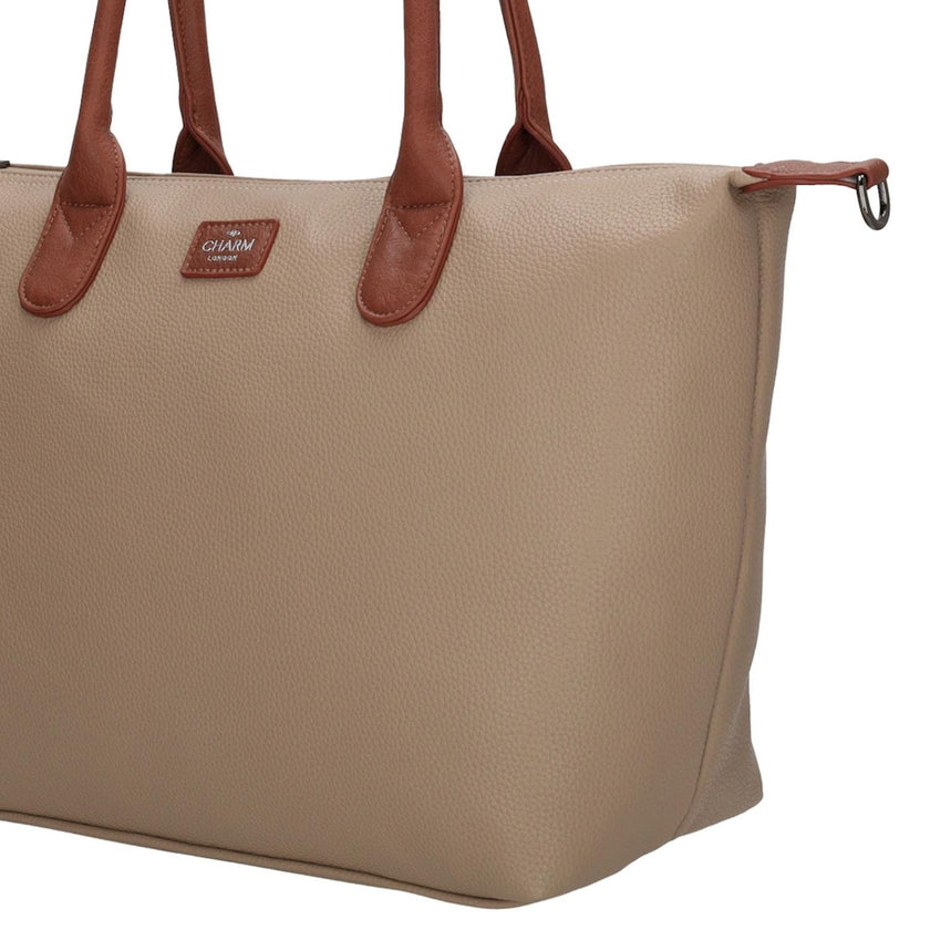 Charm Shopper 23817 Buckingham Taupe 016