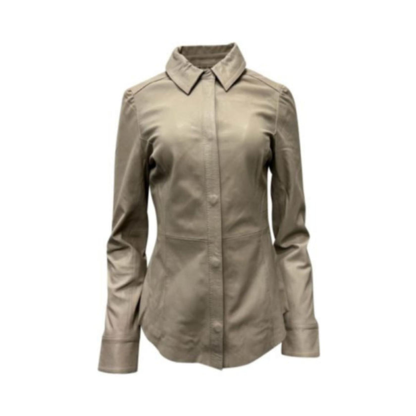 Dekkers ledermode Dames jas Daphne Lamb Salt