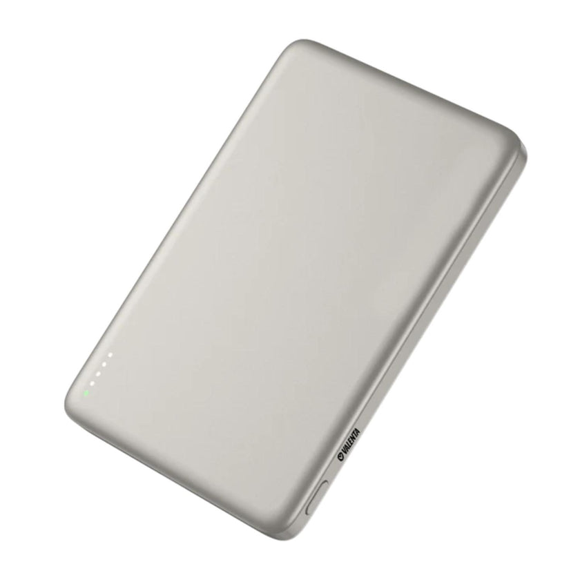 Valenta Powerbank Powerbank MagSafe Ultra slim Naturel