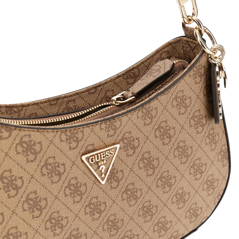 Guess Tas BG967218 Noelle II Latte Logo Brown LGW