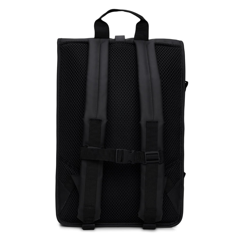 Rains Rugzak 14590 Rolltop Rucksack Large Black 01