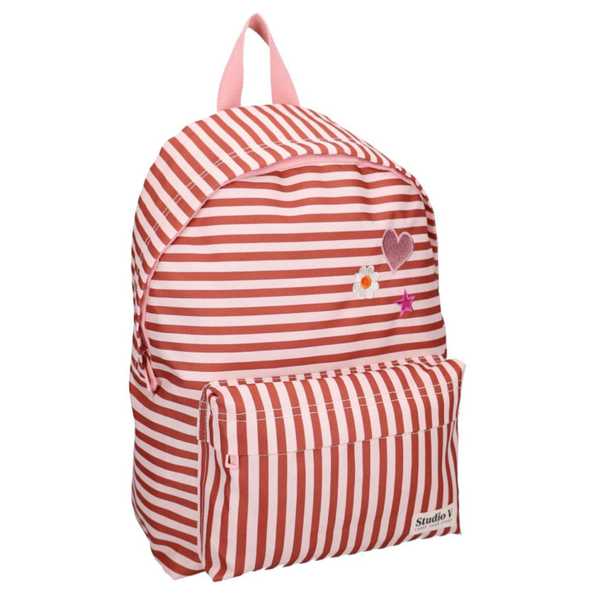 Studio V Rugzak 215-02030 All Striped Up! Brown