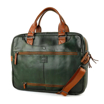 Bear Design Laptoptas CL32843 Leandro Green/cognac