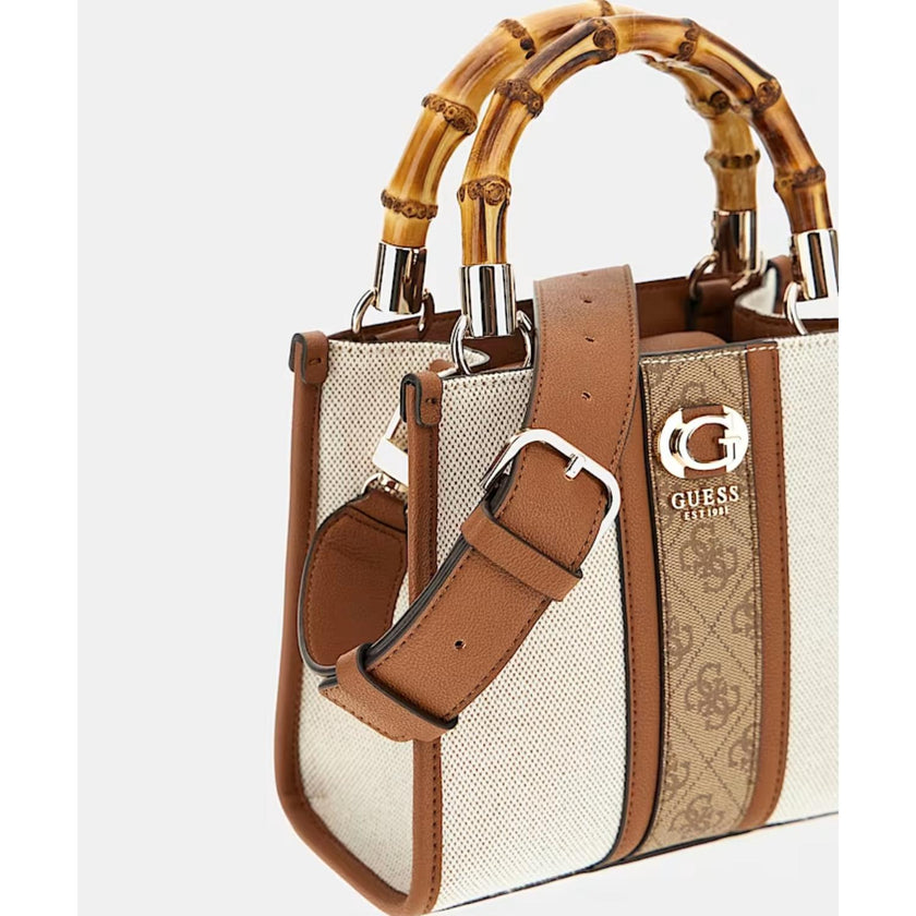 Guess Tas AG933777 Kerima Natural/Latte logo