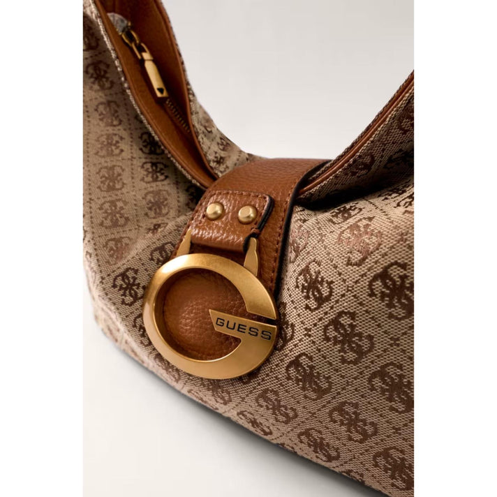 Guess Tas JJ930818 Camden Latte Logo Cognac