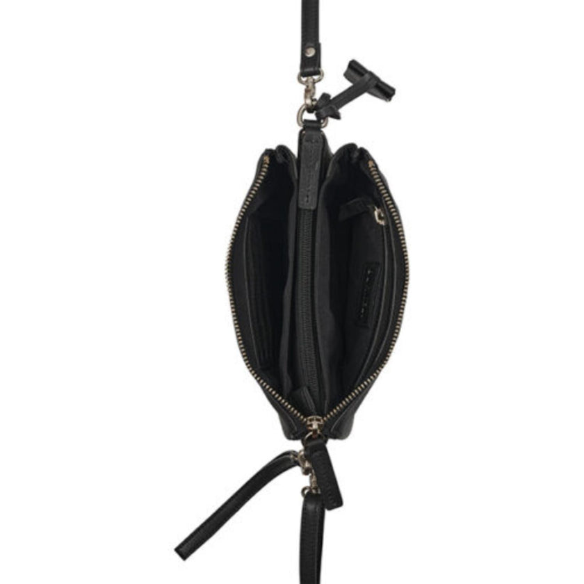 Burkely Tasje 1000343 Triple pocket zip Zwart