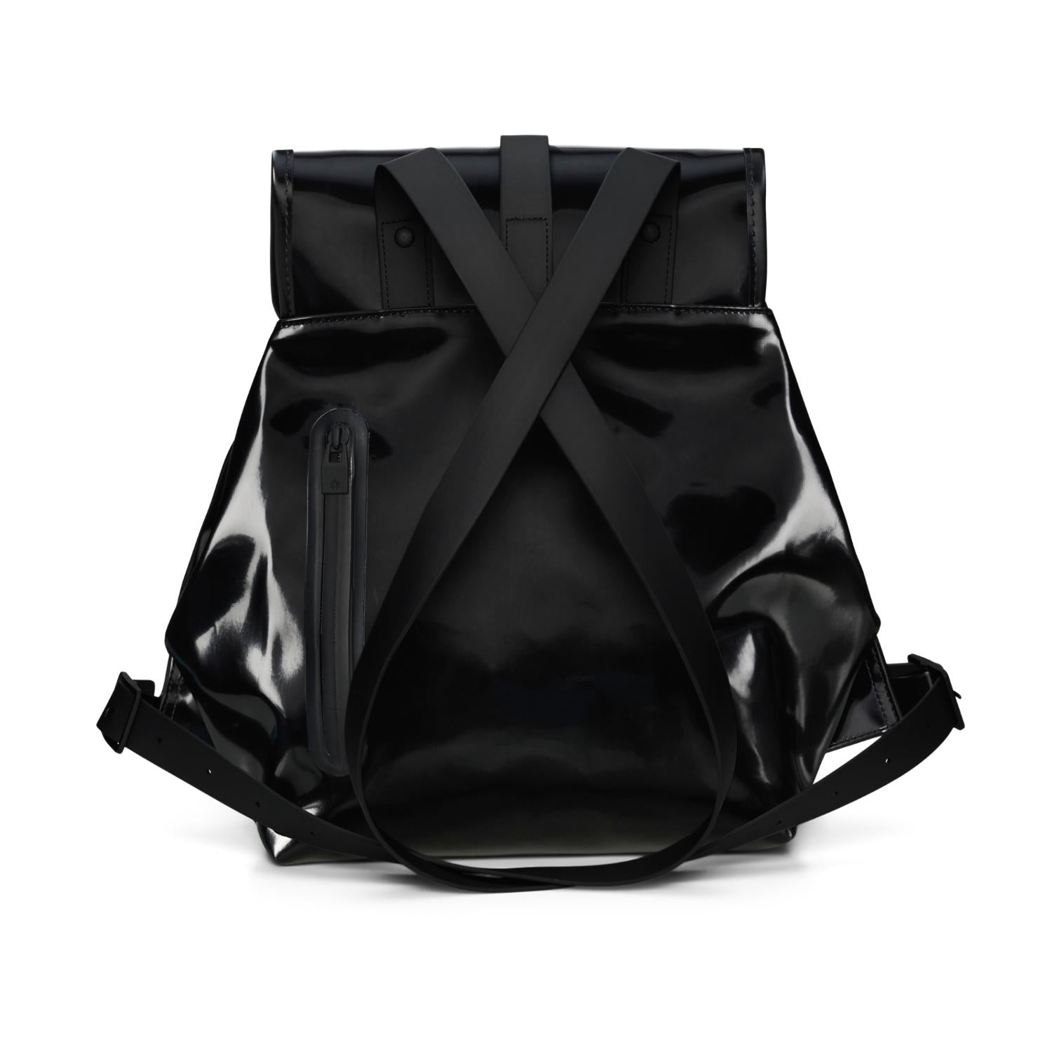 rains drawstring backpack zwart Rains Rugzak 13040 Bucket Backpack 29 Night