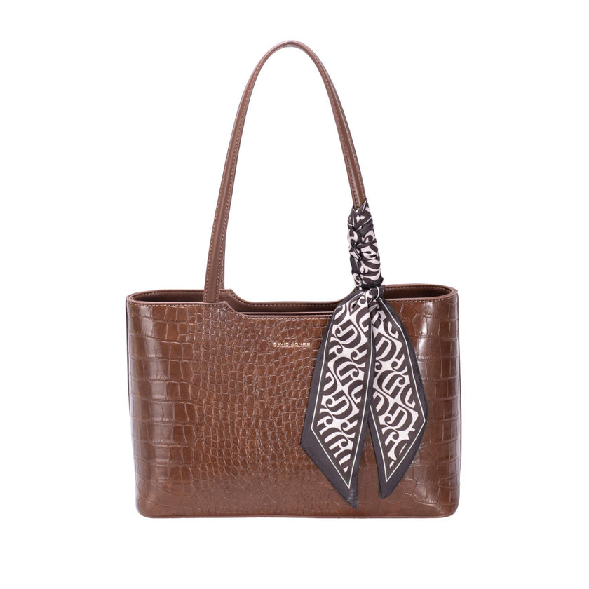 David Jones Tas CM8534 Croco Red Mud