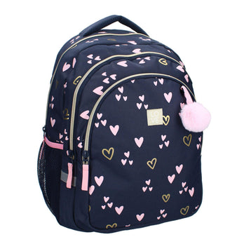 Milky Kiss Kinder rugzak 037-01069 Heart of Gold Blue