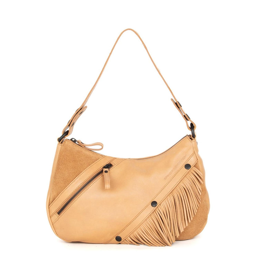 Spikes&Sparrow Tas 608170 Suede mix Camel 13