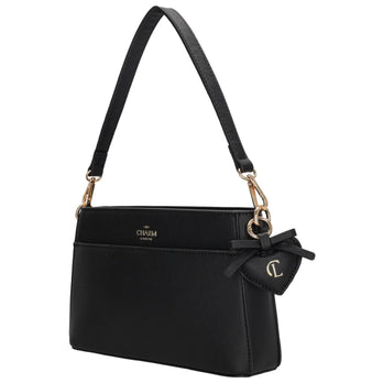 Charm Schoudertas W01060 Zwart 001