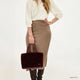 Zebra Trends Tas 23897 Fur Emma Bordo rood 007