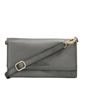 Fred de la Bretoniere Tas klep FR003502343W Jaana Gun metal grey