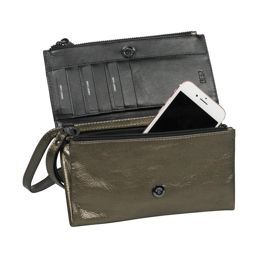Burkely Telefoontasje 1001605 Phone bag Gun metal 11
