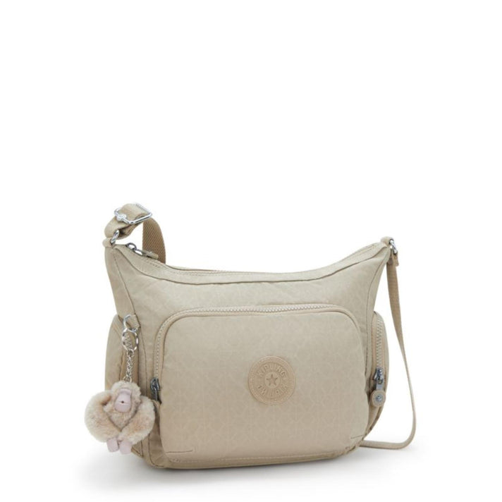 Kipling Tas Gabb S 14611 96A Sign.Beige embos