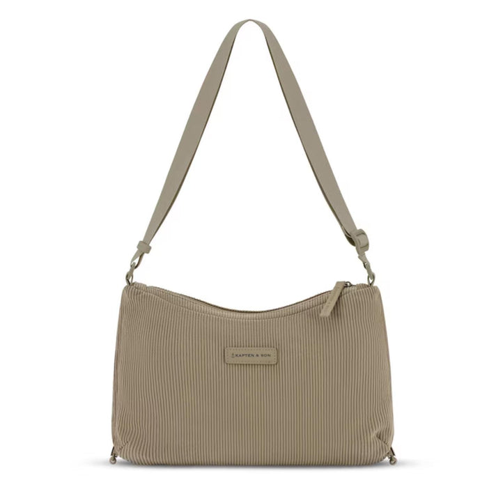 Kapten & Son Tas Skara S Cord Dusty Khaki Corduroy