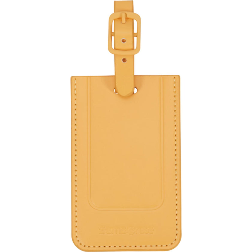 Samsonite Kofferlabel 155592 Luggage tag x2 Yellow 1924