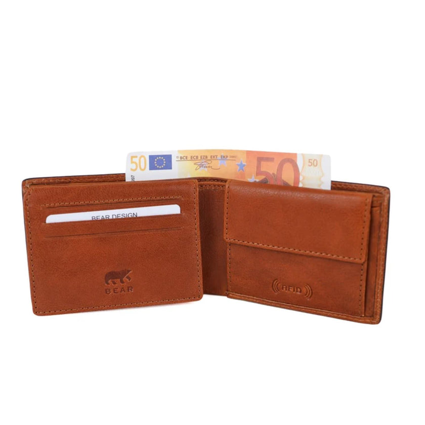 Bear Design Portemonnee BS23059 Alfredo Cognac