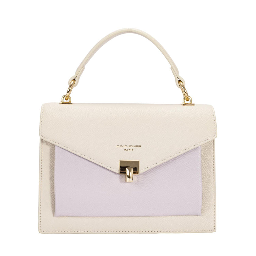 David Jones Tas CM5663H Almond/ Lavendel