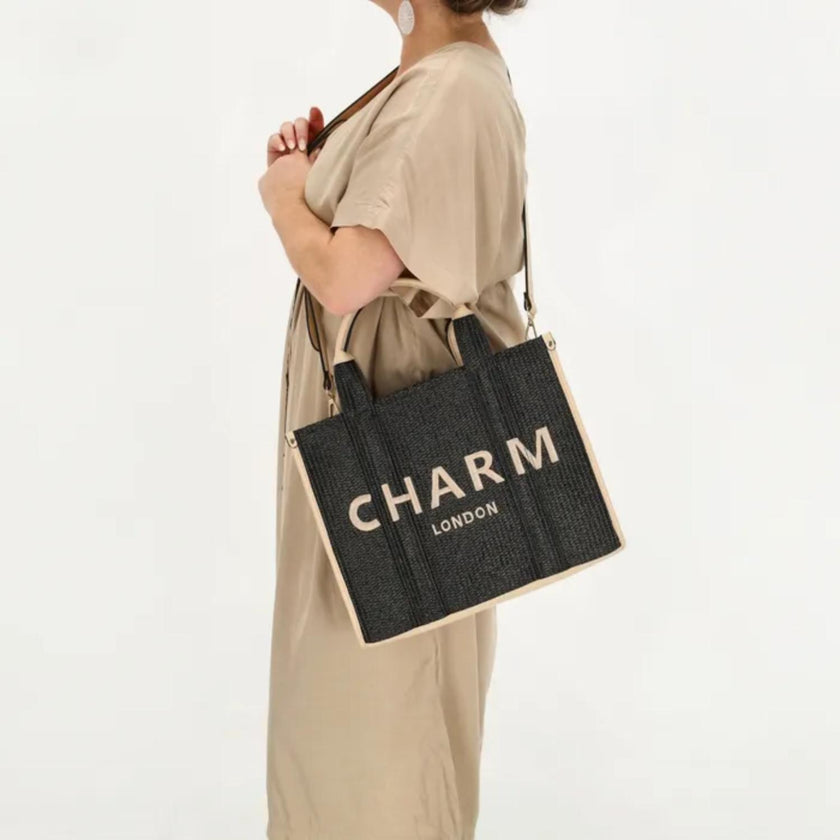 Charm Tas W00896 Zwart 001