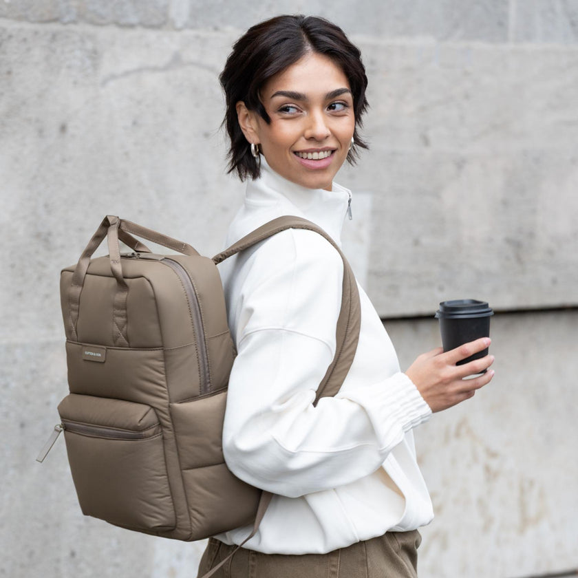 Kapten & Son Laptoprugzak Bergen Cloud Walnut