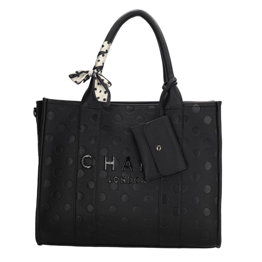Charm Shopper 26001 Stippen Zwart 051
