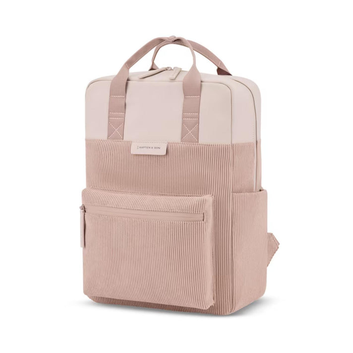 Kapten & Son Laptop Rugzak Bergen Pro Cord Rose Clay Corduroy