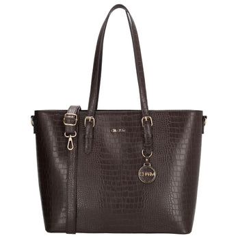Charm Shopper 26314 Birmingham croco Donkerbruin 097