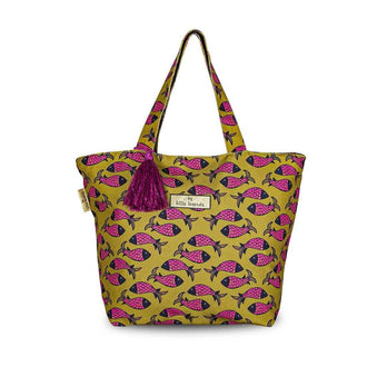 Little Legends Strandtas Beach Bag Fish Indian Pink 14